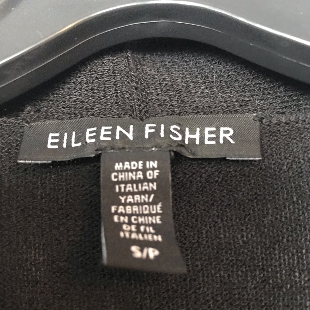 Eileen Fisher Wool Open Front Sweater